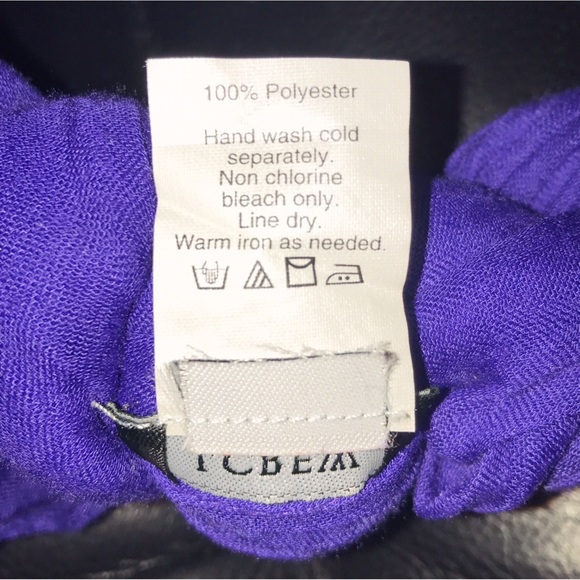 J.Crew Blue Purple Scarf - Picture 4 of 4